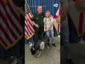 Police dog retires with honors after being shot by suspect