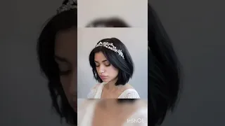 تسريحة لعروسة شعر قصير تسريحات شعر شعر قصير عروسة عروسه عريس 