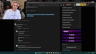 XQC On Kaceytron's Abuse Allegation #xqc #xqcowxqcclips #adeptthebest #xqchighlights #kaceytron #otk