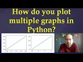 81 How do I plot multiple subplots in Matplotlib