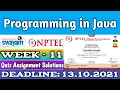 NPTEL Programming in Java Week 11 Quiz Assignment Solutions July 2021 Swayam
