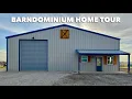 1250 sqft COMPLETED BARNDOMINIUM HOME EMPTY HOUSE TOUR Texas Best Construction