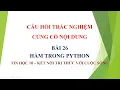 BAI 26 - HAM TRONG PYTHON