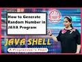 Generate Random Number in JAVA Program Technical Interview - Number-Program-Java
