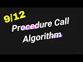 Stack Memory Part9 - Procedure Call Steps Operating Systems
