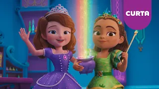 Faça uma Poção de Arco-Íris com Sofia e Camila | Princesinha Sofia: Amigos Mágicos