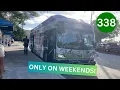 Riding Miami-Dade Transit Metrobus 338 Dolphin Mall to Miami Airport Station 2020 New Flyer XN40