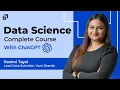 Data Science Full Course 2026 8 Hours Data Science Tutorial with ChatGPT Python SCALER
