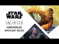 Star Wars Unlimited - Homeworlds Spotlight Deck Gameplay