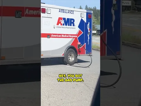 This Ambulance Forgot One VERY Important Thing 😂 #ambulance #funny