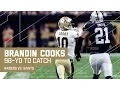 Brandin Cooks Burns the Raiders for a 98-Yard TD Catch from Brees Raiders vs Saints NFL