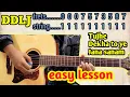 DDLJ Guitar tabs/lead | Tujhe dekha to ye jana sanam easy guitar lesson | ANTARA MUSIC CLASSES
