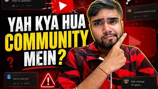YAH KYA HUA COMMUNITY MEIN ❓NEW UPDATE COMMUNITY POST