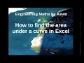 Excel area under curve