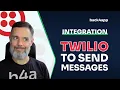 How to use Twilio to send messages