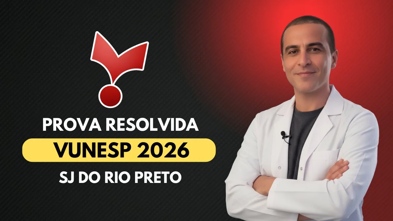 PORTUGUÊS VUNESP 2026 - PROVA RESOLVIDA - SÃO JOSÉ DO RIO PRETO (MÉDIO)