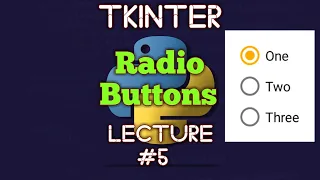How to create Radio Buttons with Tkinter Python Tkinter GUI tutorials for begginers