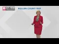 Pollen count in high range once again