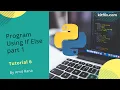 Program Using If Else Part 1 Python Tutorial 6