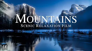 4K Mountain Vistas Panoramic Scenic Mountains Drone Footage With Ambient Music Aerial Vistas 