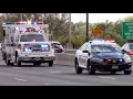 Download Lagu Police Cars Fire Trucks And Ambulances Responding Compilation Part 12