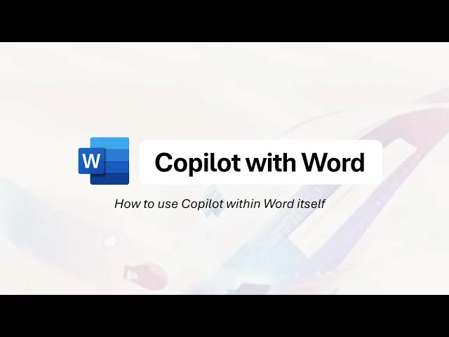 Thumbnail for Word에서 Copilot 소개