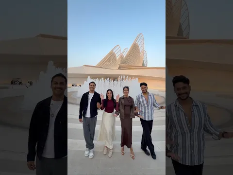 Visiting AMAZING places in @VisitAbuDhabiChannel with the BEST company! 🦋