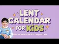 LENT Calendar for Kids 40 Days of Prayer Kindness Helping Ronen s Playhouse