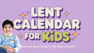 LENT Calendar for Kids 40 Days of Prayer Kindness Helping Ronen s Playhouse