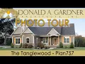 Small house plan with three bedrooms and simple Craftsman style The Tanglewood