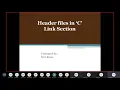 C Header files