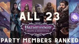 Pathfinder WotR - All 23 Party Members Ranked