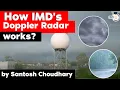 Doppler Radar of Indian Meteorological Department how it works Science Technology for MPSC KPSC