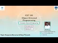 KTU CS205 Object Oriented Programming Using Java
