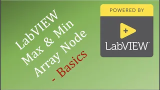 LabVIEW Max Min Array Node - Bascis