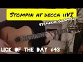 Gypsy Jazz Licks - Lick Of The Day #43 - ii V I -  Stèphane Grappelli, Stompin at Decca