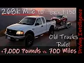 HEAVY Long Distance Towing With A 10th Gen 2002 F150 Over 7000 Pounds Over 700 Miles 97- 04 F150