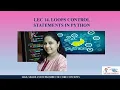 Lec 14 LOOP CONTROL STATEMEMENTS IN PYTHON