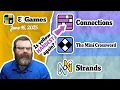 NYT Connections Mini Crossword and Strands June 16 2025