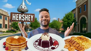 12 HOURS of Eating in HERSHEY The Town Chocolate Built