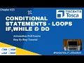 Conditional Statements Loops If While Do TOSCA Automation Tool Tutorial Course - Chapter