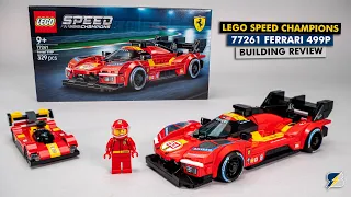 LEGO 77261 Speed Champions Ferrari 499P detailed building review