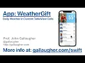 Ch 6 15 Daily Weather in Custom TableView Cells OpenWeather Update