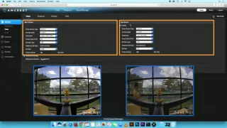 Amcrest WebUI - Tab Overview
