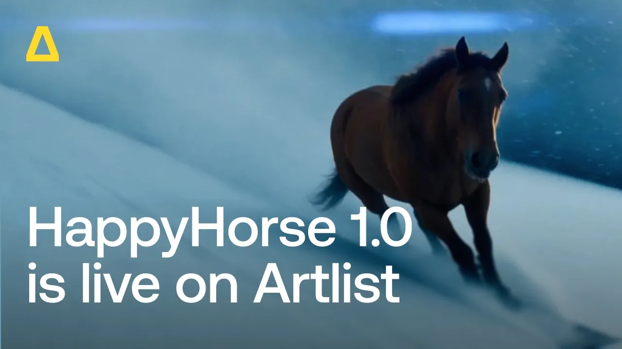 Artlist — Artlist — Happy Horse 1.0 Video Generation (YouTube video ad)