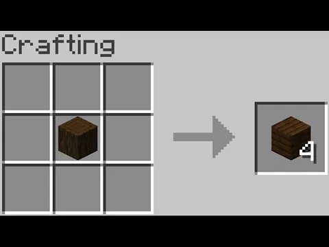 Download MP3 Minecraft | How To Make Dark Oak Planks💎⛏