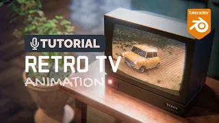 Blender Retro Animated TV Tutorial