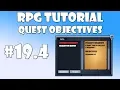 4 Unity RPG Tutorial - Selecting quests