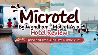 MICROTEL BY WYNDHAM MALL OF ASIA Hotel Room Tour Breakfast Review NABFAMVLOGS ENG SUB