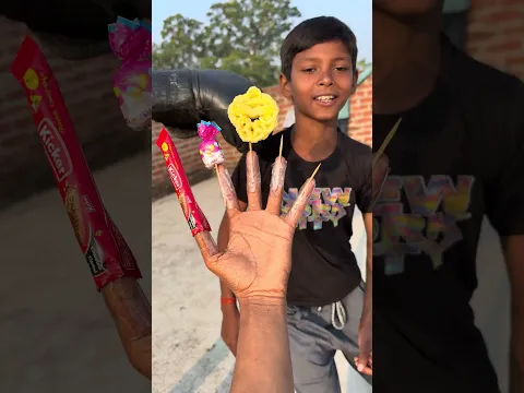 Chocolate lollipops Candy challenge #shorts
